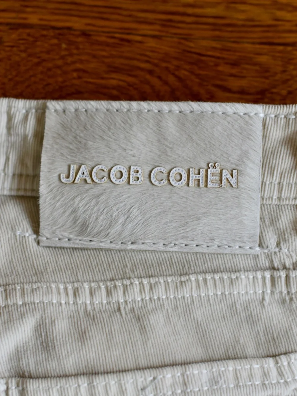Jacob Cohen - Nick Corduroy Chino Trousers in Almond Milk